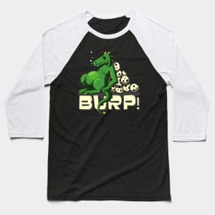 Fat Dragon Brown Baseball T-Shirt